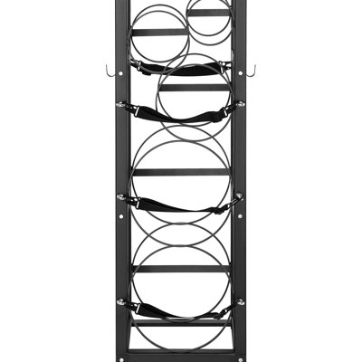Support de réfrigérant pour azote, 2 petits réservoirs de 30 lb, 12,79 po x 12,99 po x 36,53 po, acier au carbone, support de réservoir de bouteille de transport stable, 12,79 po x 12,99 po x 47,12 po, facile à utiliser