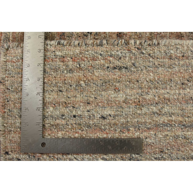 Tapis unique rose de 9 pi 2 po x 11 pi 9 po Bonard