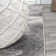 Petalo Abstract Two-Tone Modern Grey/Cream Rug