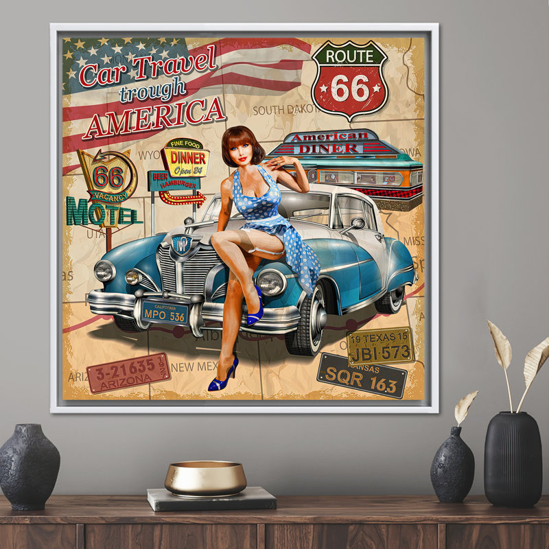 Print on Canvas, 20 cm H x 20 cm W, White, Framed Print without Mat