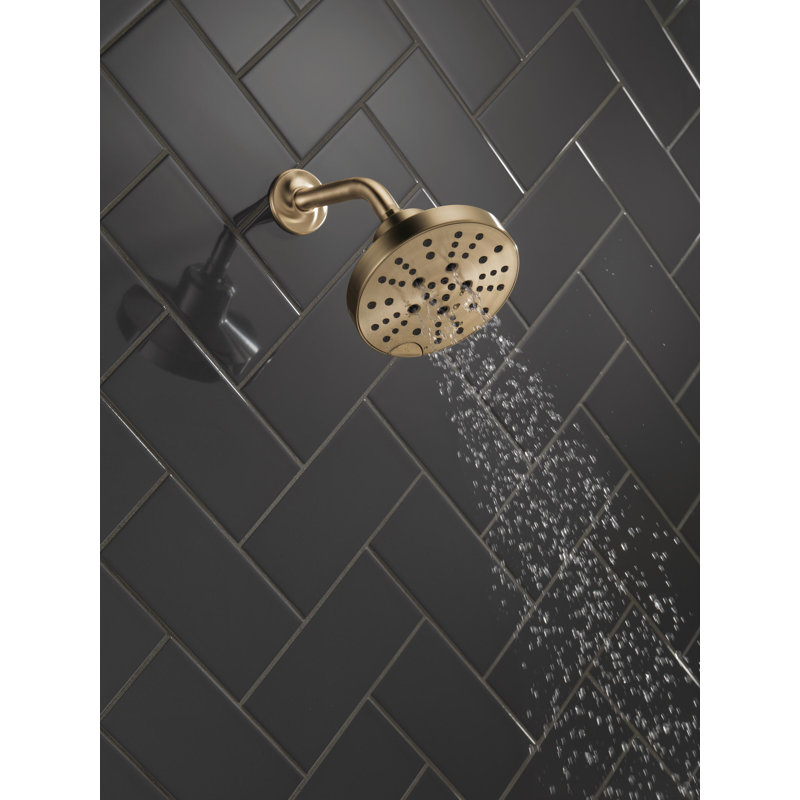 Pomme de douche réglable multifonctionnelle, Champagne champagne