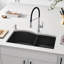 Diamond SILGRANIT 33" L x 22" W Double Bowl Drop-in/Undermount Kitchen Sink-1009836983