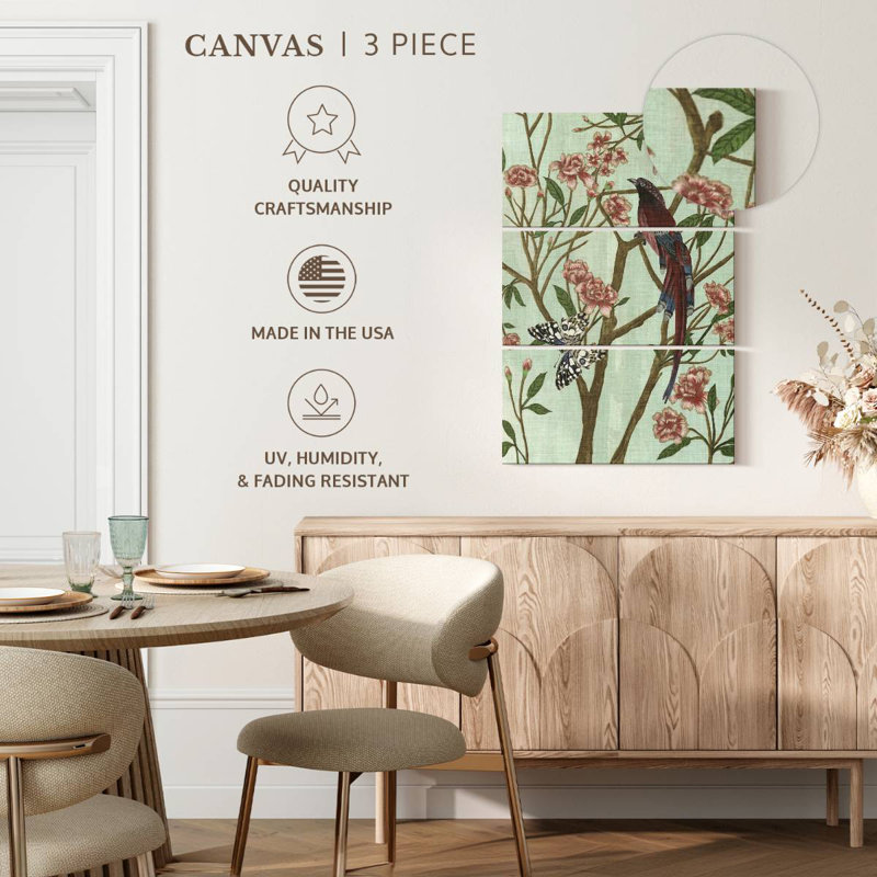 Brampt Delicate Chinoiserie III, 32" H x 20" W