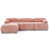 Rembourrage en mousse rose est en rupture de stock