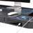 Adjustable Height Glass Steel Standing Desk-1770037599