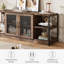 Meuble télé Farmhouse, console de divertissement avec supports de rangement pour le salon, la chambre à coucher-1955727076-1955181930