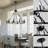 Farmhouse 10-Light Chandelier 32" Rustic Candle
