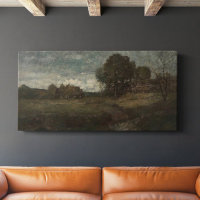 Série paysage - DL XXII - Toile tendue avec châssis - Prêt à accrocher