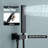 6-Setting 12Inch Completed Shower System With Dual Showerheads & Handheld