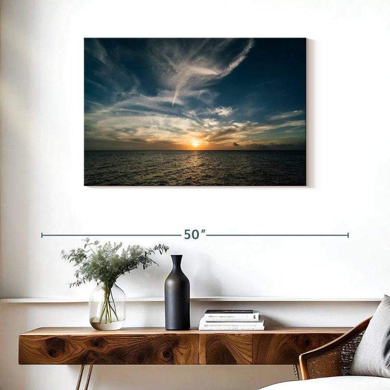 Gillard Curacao Beach, paysage, H 24 po x l 36 po