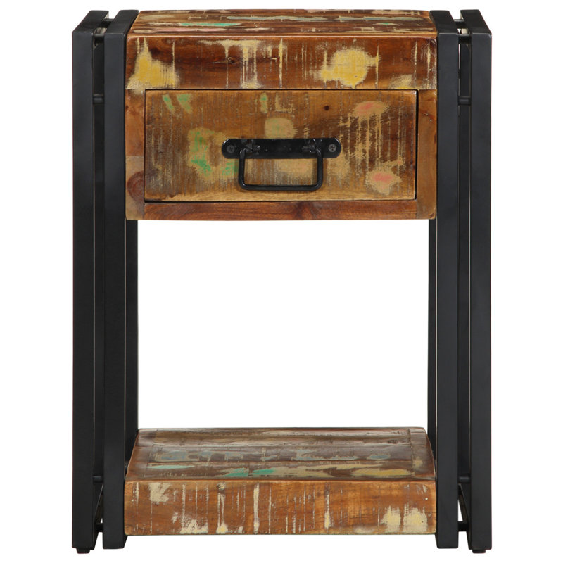 40cm W Solid Wood Bedside Table