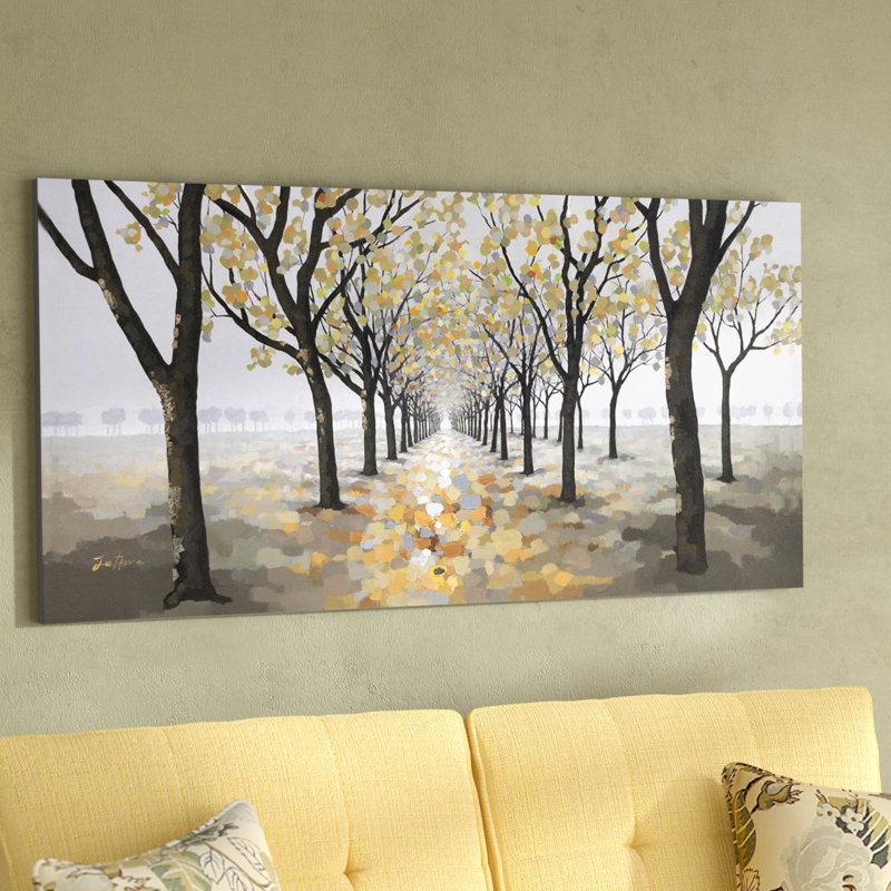 Pathway, peinture sur toile tendue