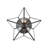 Moravian Star 12'' High 1-Light Sconce - Oil Rubbed Bronze