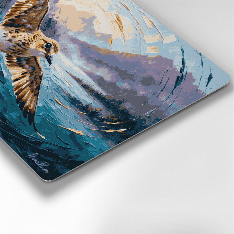 Art mural gris Hawaiian Pacific, H 12 po x l 18 po