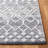 Natura Hand Woven Cotton/Viscose Geometric Rug in Gray/White-1355492151