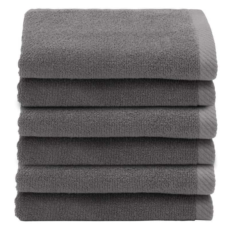  Essuie-mains en coton turc, Anthracite, 6