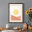 Simple Boho Sun I - toile encadrée de qualité supérieure - prête à être accrochée-1769115396-1769115638-1769115641