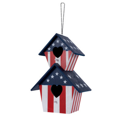 Maison d'oiseaux suspendue H 16,4 po x l 11 po x P 7,1 po