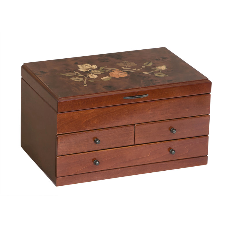 Boîte à bijoux en bois