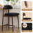 Upholstered Solid Wood Dining Chair With Footrest - Stylish And Comfortable Side Chair-393111511