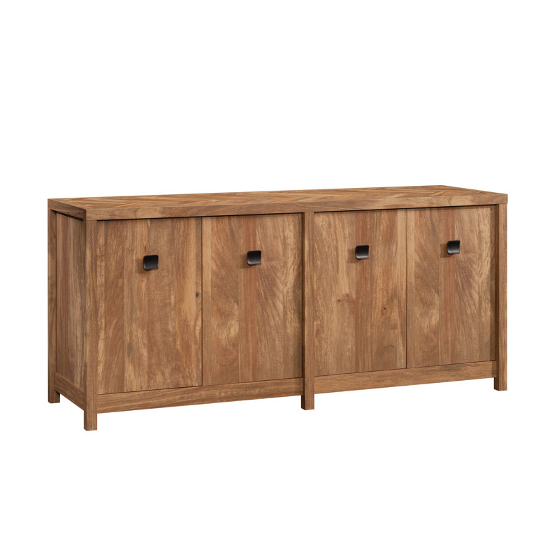 Darries 65.984'' Wide 2 - Shelf Credenza with Cable Management