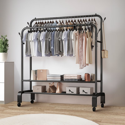 150cm Rolling Clothing Rack