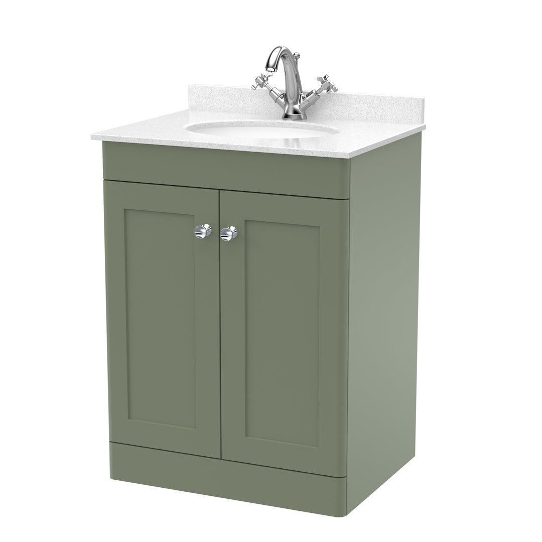 Classique 600mm Single Bathroom Vanity with Vanity Top