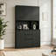 Armoire de cuisine 74 po avec 6 portes, 3 tablettes et 2 tiroirs-2069165827
