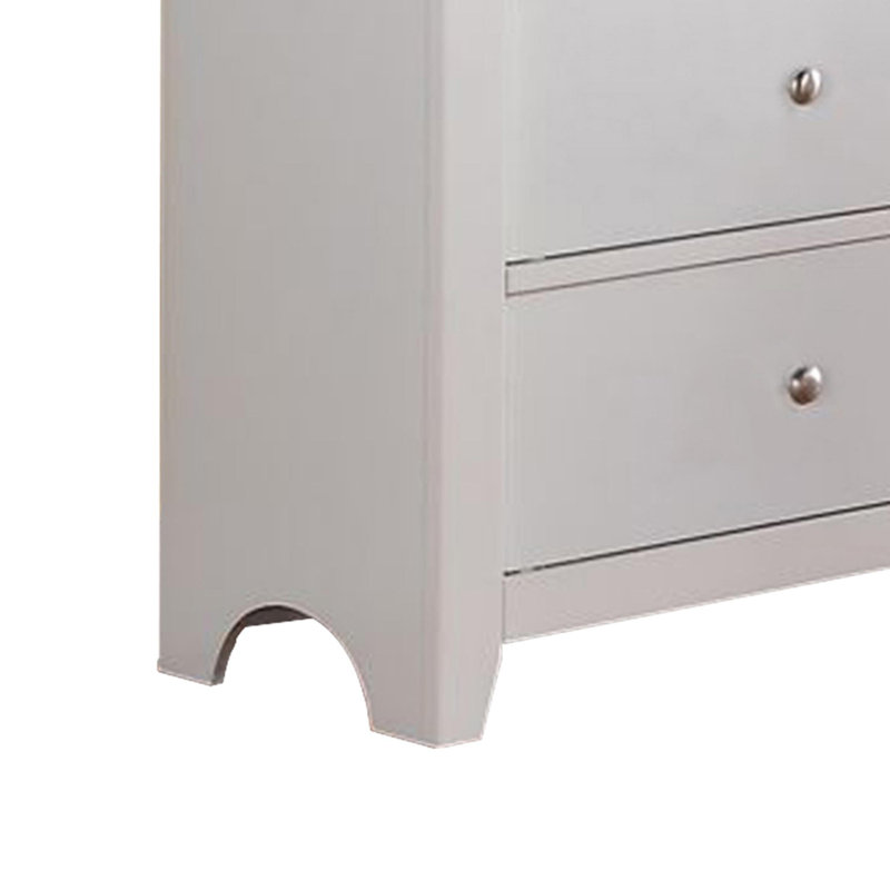 Maud 48'' Wide 6 -Drawer Double Dresser, White