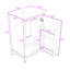 20-Inch Bathroom Vanity with Ceramic Basin and Soft-Close Door Cabient-826877488