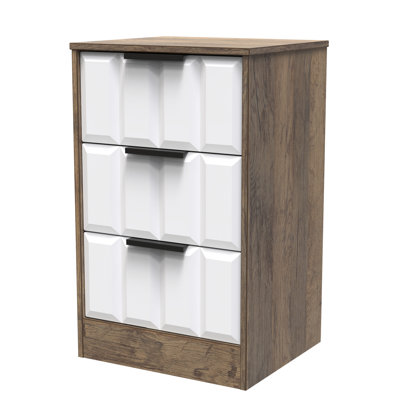 Atsumi 45cm W Manufactured Wood Bedside Table