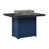 Hammered Top Black with Navy Blue Base