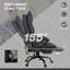 Microfiber Office Chair with Massage Heat and Footrest