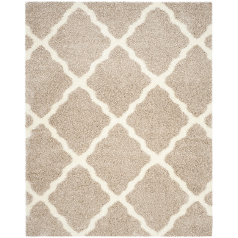 Bertl Shag Performance Geometric Rug, Rectangle 5'3" x 7'6"