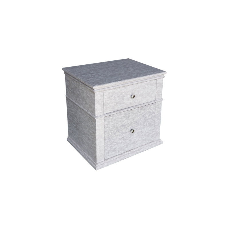 Caydn 25.5'' W Nightstand, Light Gray