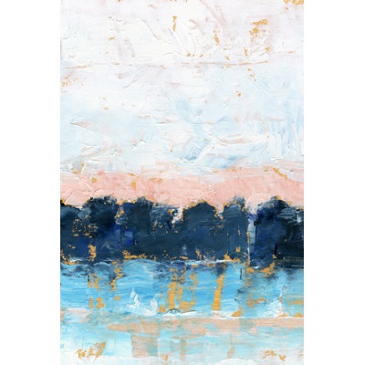 Indigo Treeline I - Painting on Canvas