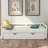 Extending Daybed With Trundle, Wooden Daybed With Trundle, White-250204886