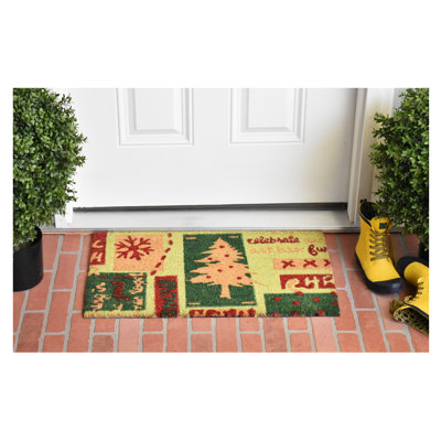 Harte Non-Slip Christmas Outdoor Doormat