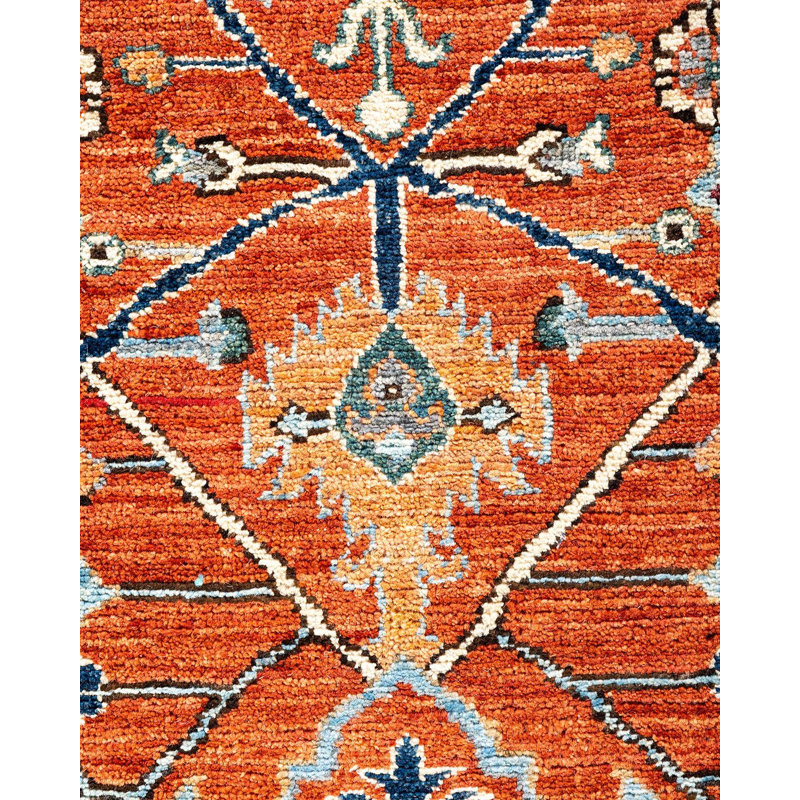 Serapi One-of-a-Kind 5' 9" X 9' 0" Hand Knotted Area Rug
