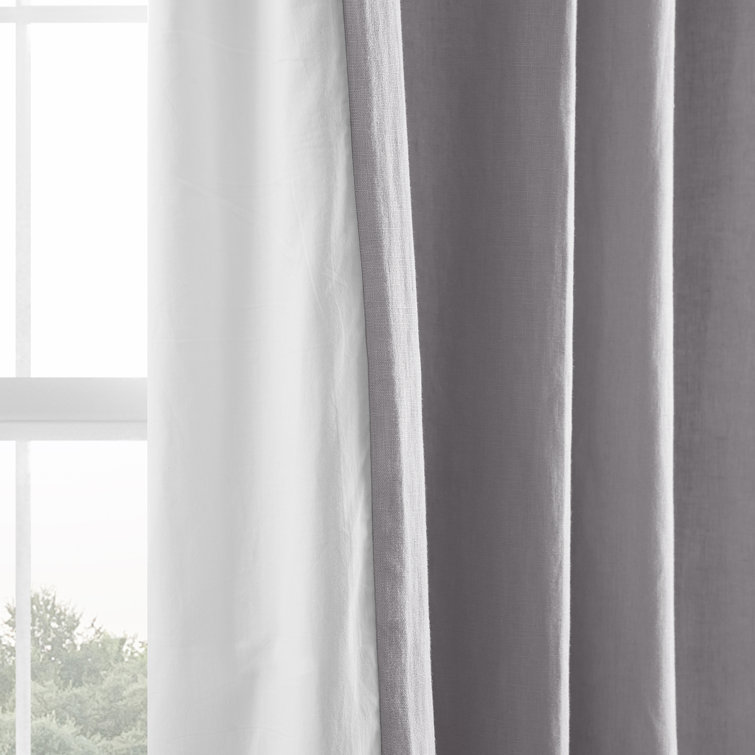 Briella French Linen Room Darkening Curtain