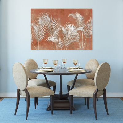 «Tropical Palms VI», reproduction contemporaine délicate de palmier délicat, art tropical