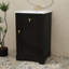 Meuble-lavabo de 20 po avec lavabo en céramique, porte à fermeture en douceur, tablette réglable-1860692200