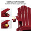 Chaise Adirondack pliante Kahn avec porte-gobelet -691001517