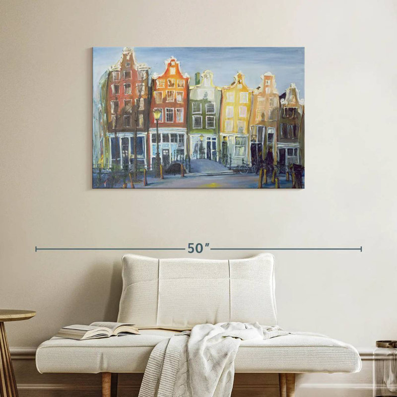 Les maisons Sireci à Amsterdam, H 26 po x l 39 po