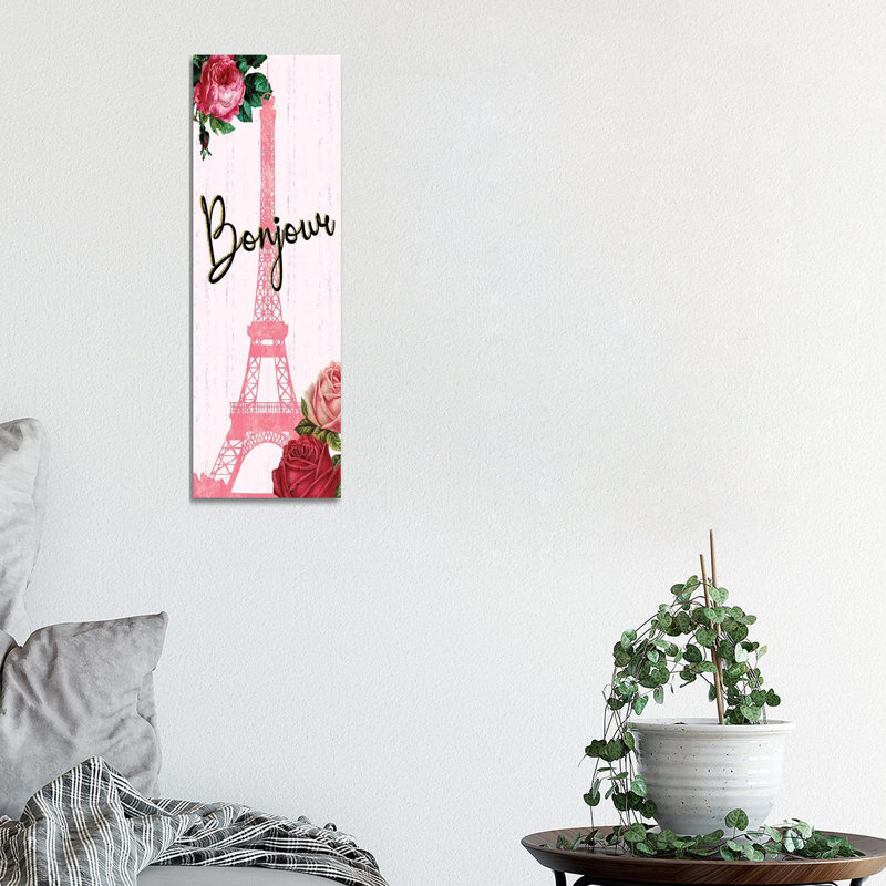 Paris I by Lauren Gibbons - Wrapped Canvas Gallery-Wrapped Canvas Giclée, 30.48 cm H x 91.44 cm W x 1.91 cm D