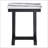 Paula Black And White End Table