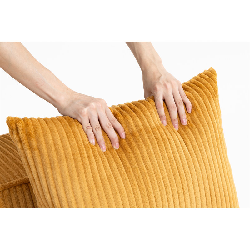 Multi person modular compression sofa that can be freely combined-33005-3, Orange