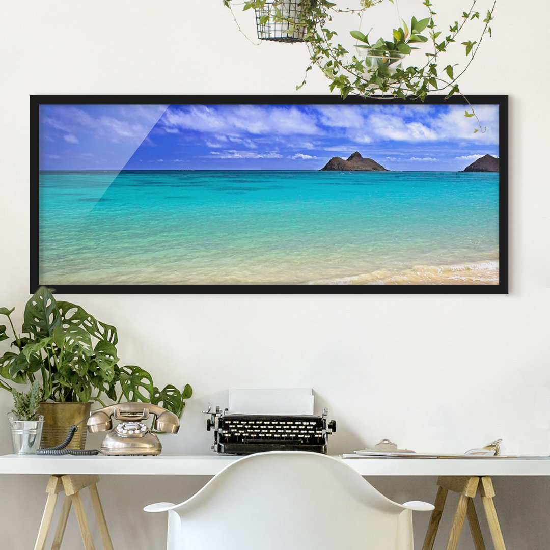 Picture With Frame - Paradise Beach - Panorama Landscape - A