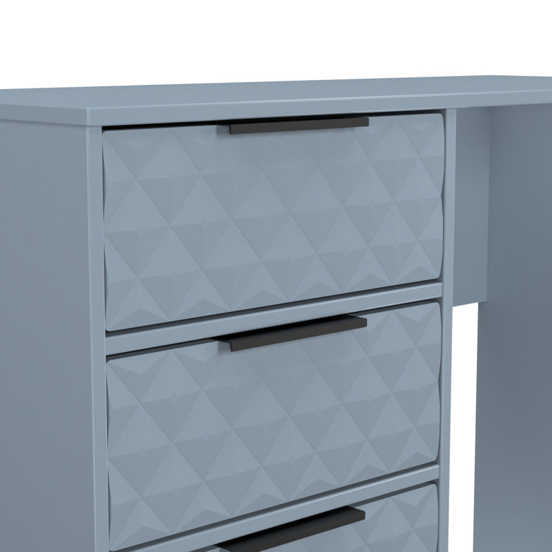 Tarkio 4 Drawer Vanity, Denim Blue