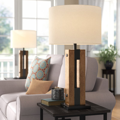 Ensemble de lampes de table 28 po avec USB Carlisha